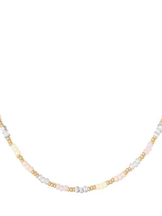 Label KIKI Soft rainbow necklace gold