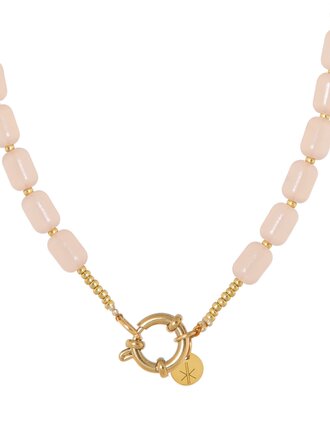 Label KIKI Natural beads necklace gold