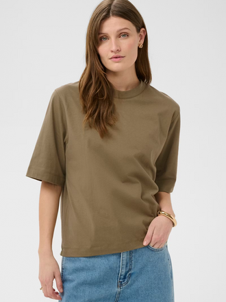 Soaked Jina Basic Tee Dusky Green