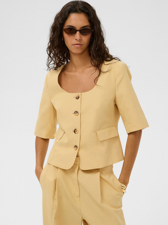 Soaked Belisma Blazer Reed Yellow