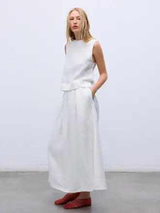 The New Society Melissa Woman Skirt Pure Cloud