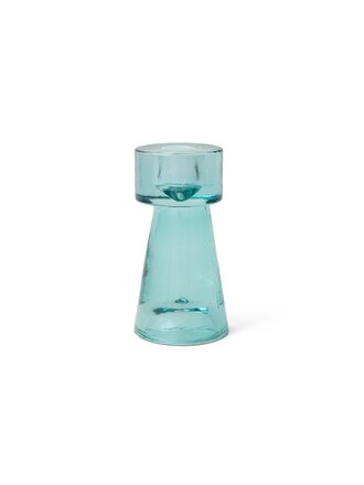 HK Living Arte candle holder ice blue, small