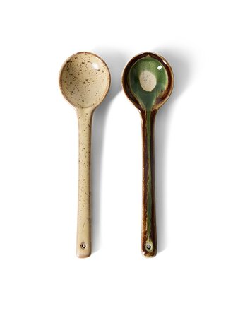 HK Living serving spoons hills, set of 2