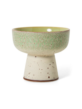 HK Living 70s ceramics: tapas bowl on base Slush