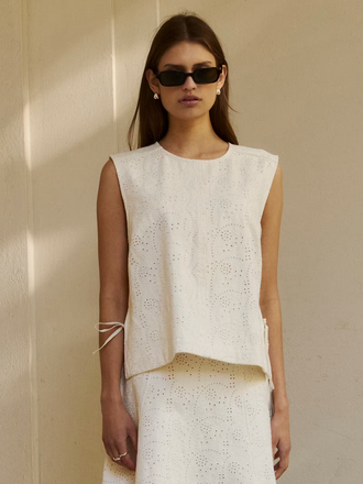 Soaked SLTano Chamy Top Star White