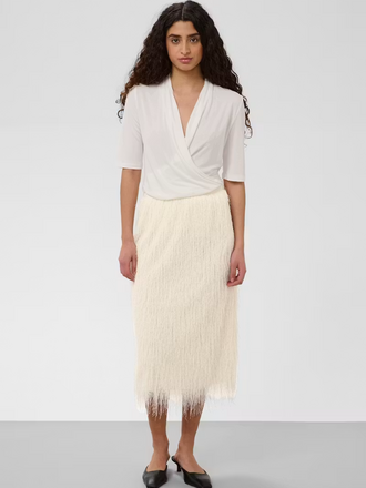 Soaked SLDacre Skirt Whisper White