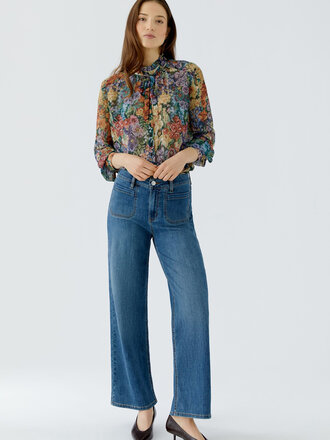 Oui Jeans - bright blue denim