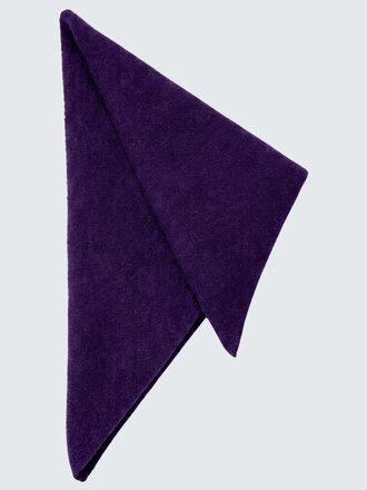 Oui Triangle scarf - ultra violett
