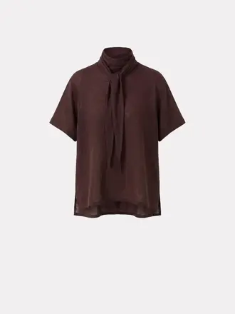 Black Rose Top Abba Bordeaux
