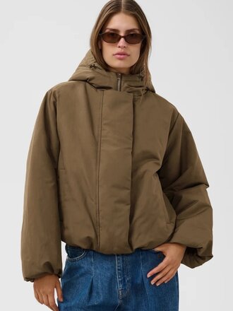 Soaked Alicie Hooded Jacket Beech