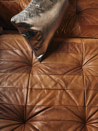 Cushion, silver lining 60x35cm