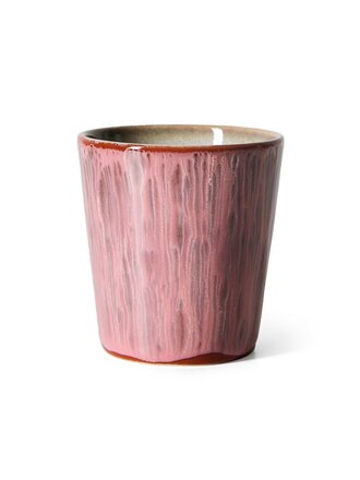 HK Living coffee mug rhubarb