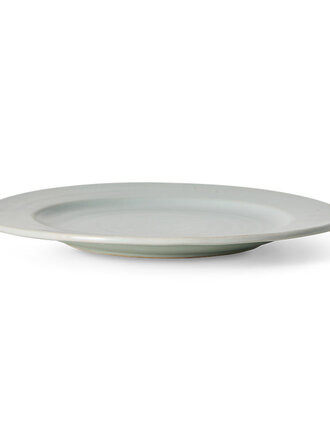 HK Living Farmhouse ceramics: dinner plates Pale Blue Set of 2