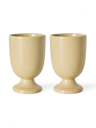 HK Living Farmhouse ceramics: mugs Cream Set Of 2