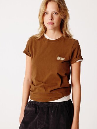 American Vintage T-shirt Ykobow Moka