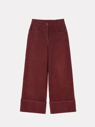 Black Rose Pants Charly Bordeaux