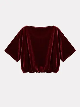 Black Rose T-Shirt Loff Velvet Ruggine