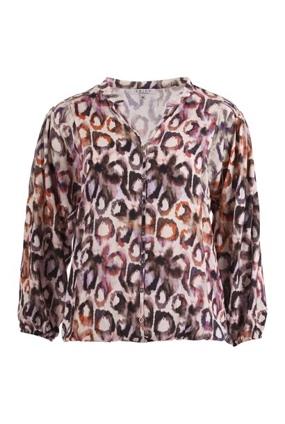 Enjoy Blouse LM Batik/Cirkel Print 882420