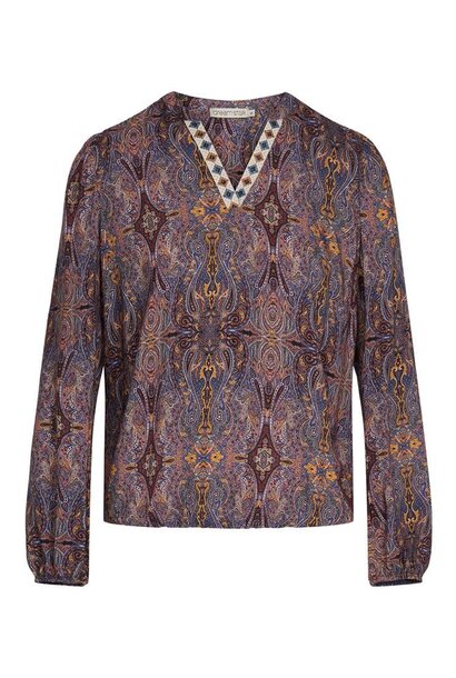 Dreamstar blouse PAISLEY/BOL W23 215 Milly