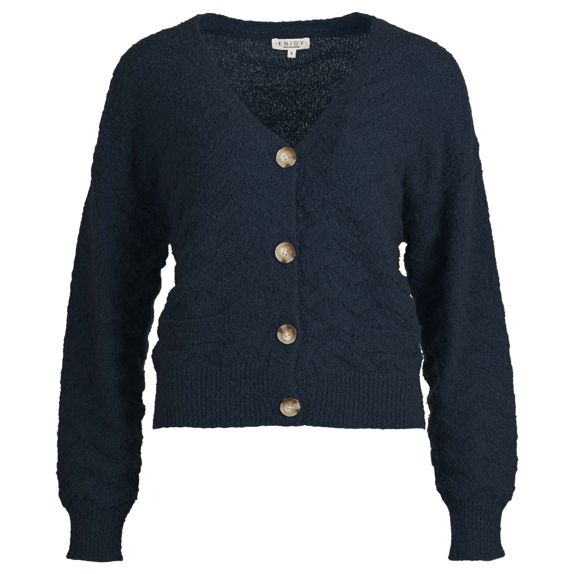 Enjoy Vestje Golfjes Structuur 507070-1