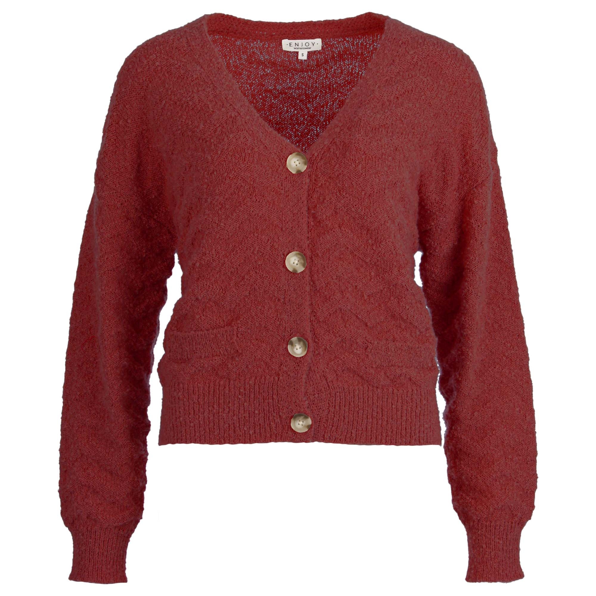 Enjoy Vestje Golfjes Structuur 507070-2