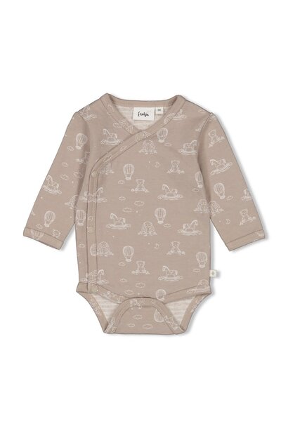 Feetje Wikkelromper AOP - The Neutrals 50200221