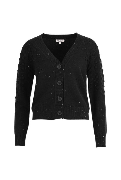 Enjoy Vest Structuur Pailletten 508007