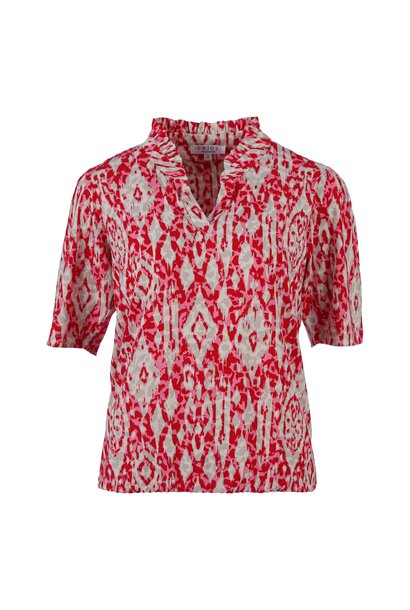 Enjoy Blouson Halve Mouw Dieren Ikat 151631