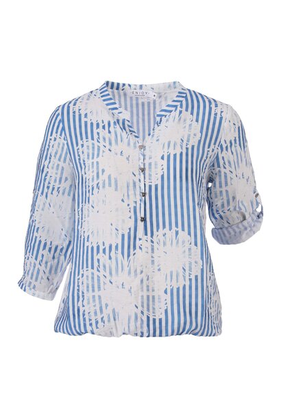 Enjoy Blouson Streep/Bloemprint 882141