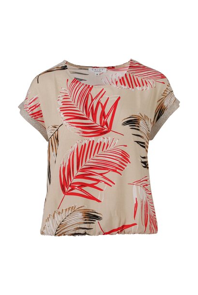 Enjoy Blouson Lurex Tape Palm 156714