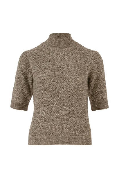 Enjoy Pullover Turtle Halve Mouw Crochet 507981