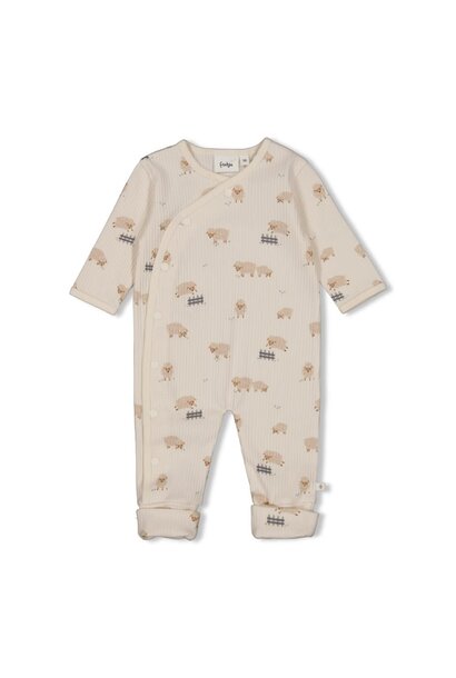 Feetje Boxpakje omslagvoet rib AOP - Sleepy Sheepy 50700159