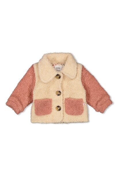 Feetje Bouclé jasje - Woodland Bloom 51300534