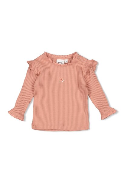 Feetje Shirtje LM ajour rib - Morning Sun 51602596