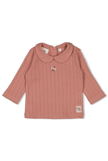 Feetje Shirtje LM pointelle rib - Woodland Bloom 51602612