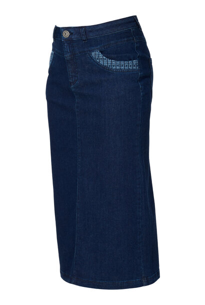 Dreamstar rok midi DENIM  W25 116 Risla