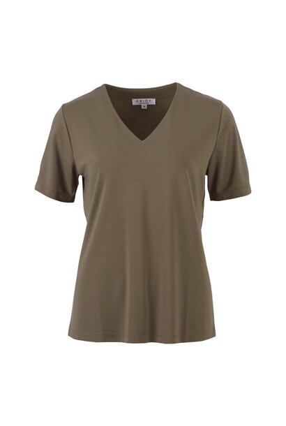 Enjoy Uni Top KM V-Hals 183207