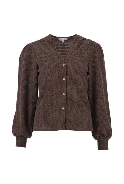 Enjoy Blouson Uni V-Hals 413450