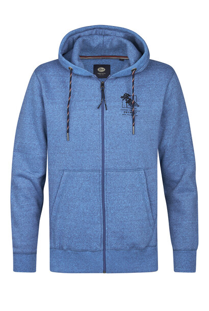 Petrol Sweatvest Capuchon M-3050-SWH307