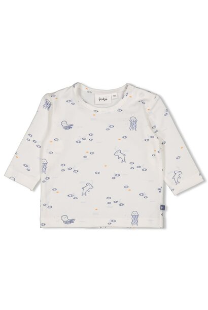 Feetje Shirtje LM AOP - Blue Ocean 51602721