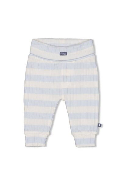 Feetje Broek rib met streep - Blue Ocean 52202496