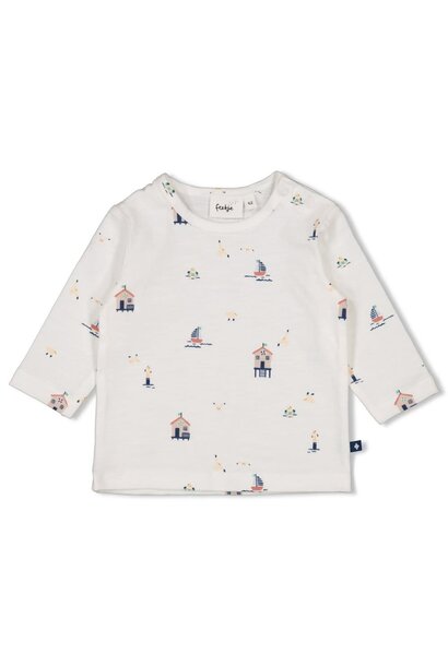 Feetje Shirtje LM AOP - Seaside Happiness 51602734