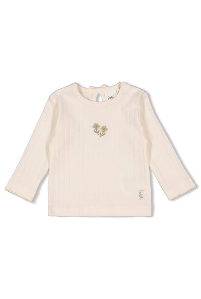 Feetje Shirtje LM pointelle rib - Let Your Dreams Blossom 51602706