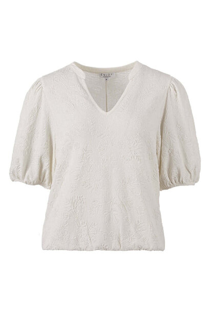 Enjoy Blouson Embossed Bloemprint 411007