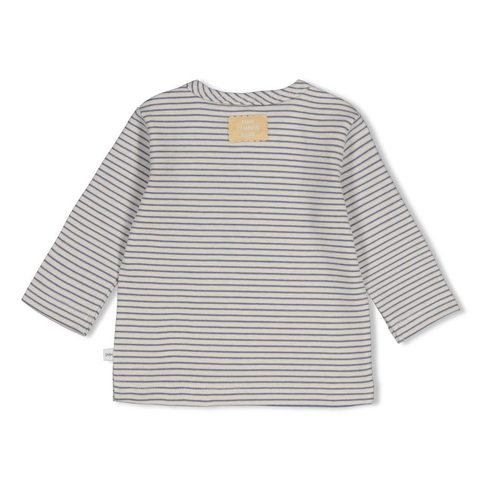 Feetje Shirtje LM rib met streep - Breakfast Buddy 51602796-2