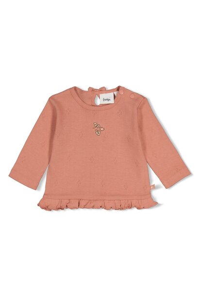 Feetje Shirtje LM pointelle rib - Fall in Love 51602808