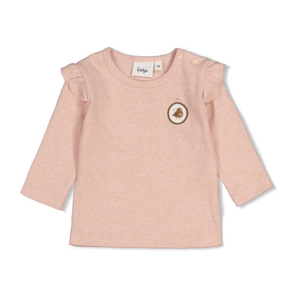 Feetje Shirtje LM rib - Fall in Love 51602810-1