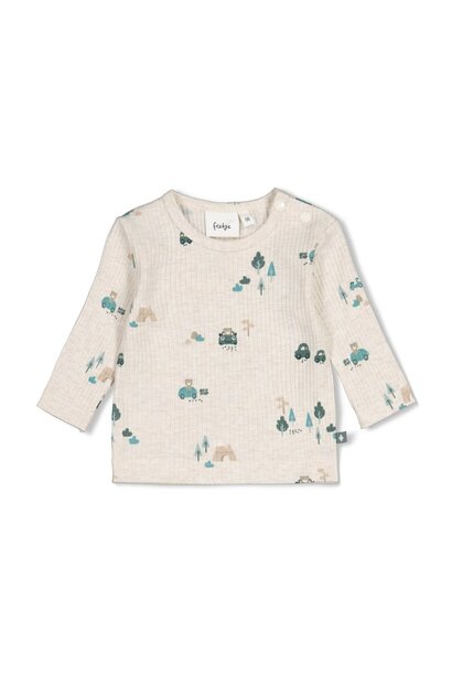 Shirtje LM rib AOP - Beep Beep 51602828