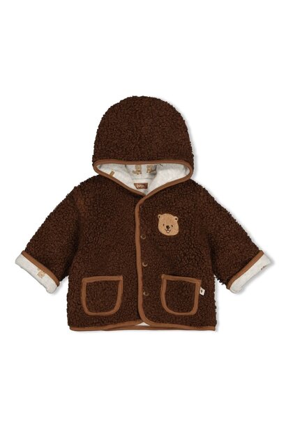 Feetje Omkeerbaar teddy jasje met capuchon - Tiny Timber Tales 51800364