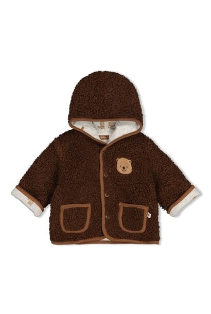 Omkeerbaar teddy jasje met capuchon - Tiny Timber Tales 51800364